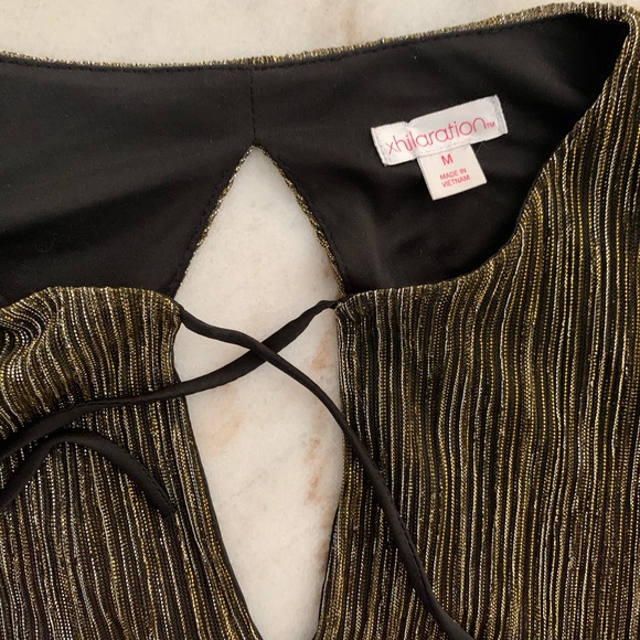 Gold and Black Dress - Picture 3 of 6